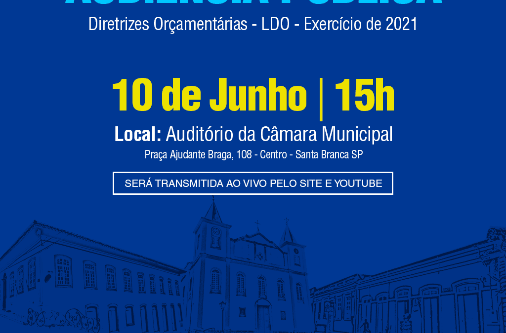 Audiência Pública Diretrizes orçamentárias